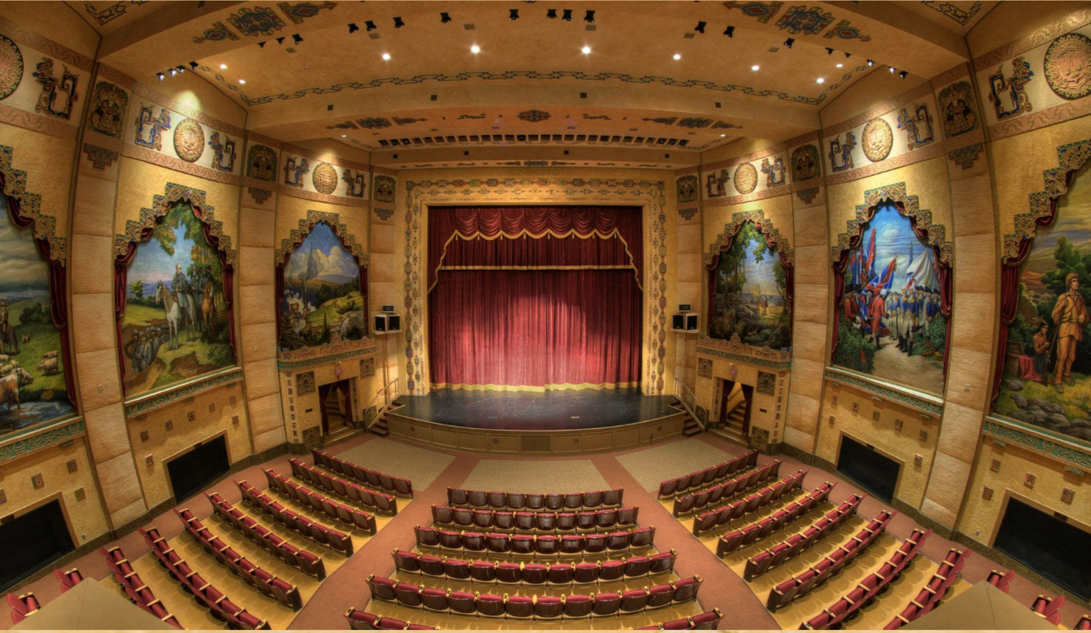The Lincoln Theatre — view of stage from the balcony